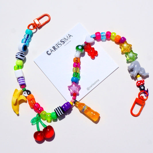 Cherry/Banana Bag Charm