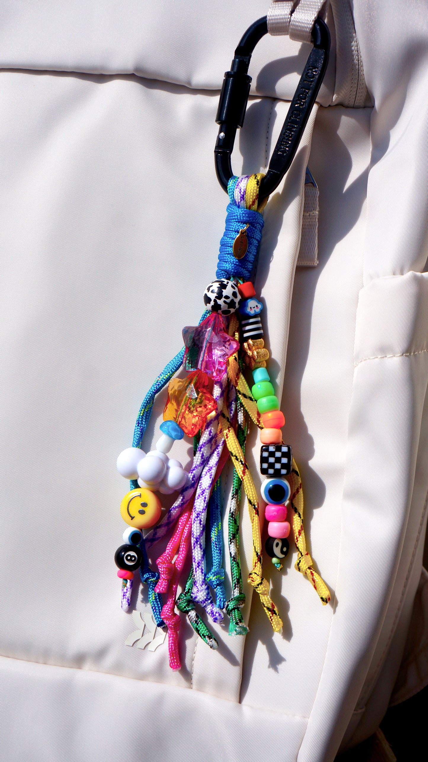 Black Funky Bag Charm