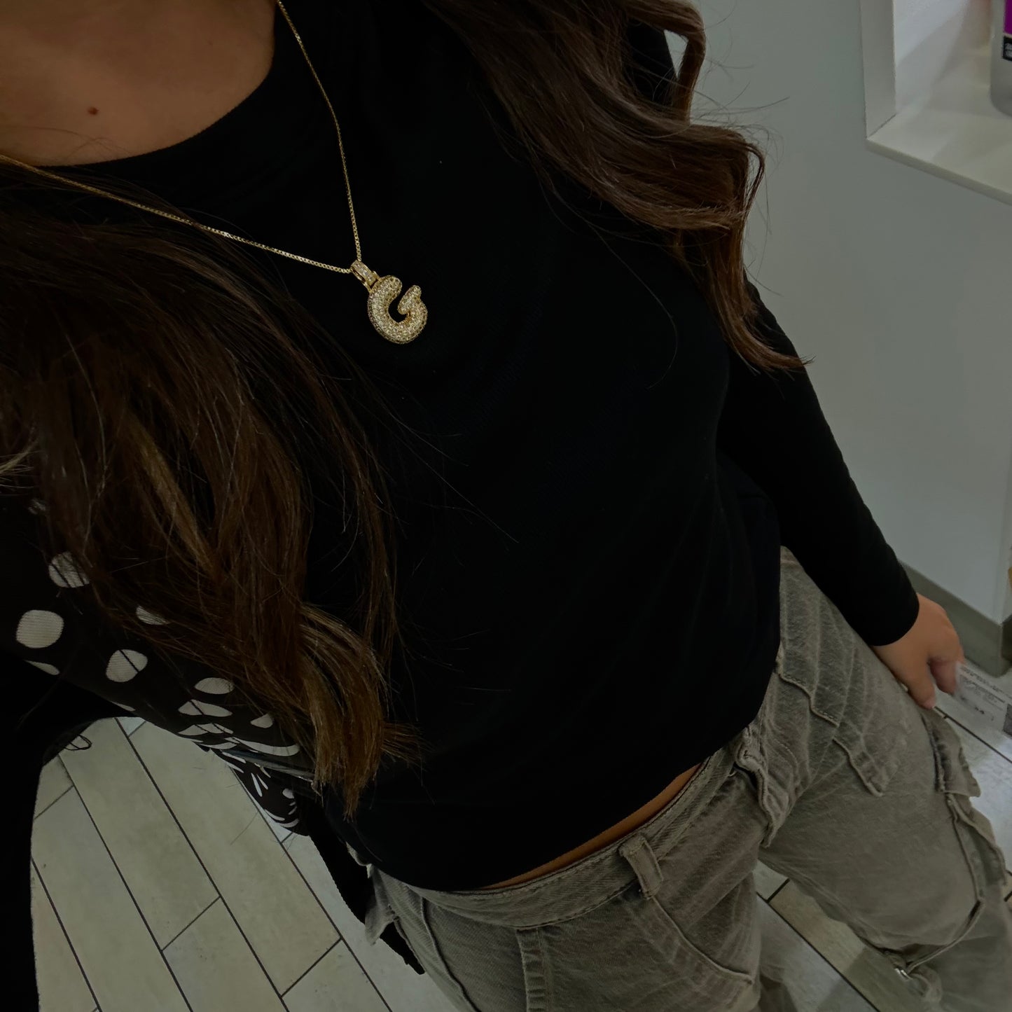 Bubble Letter Necklace