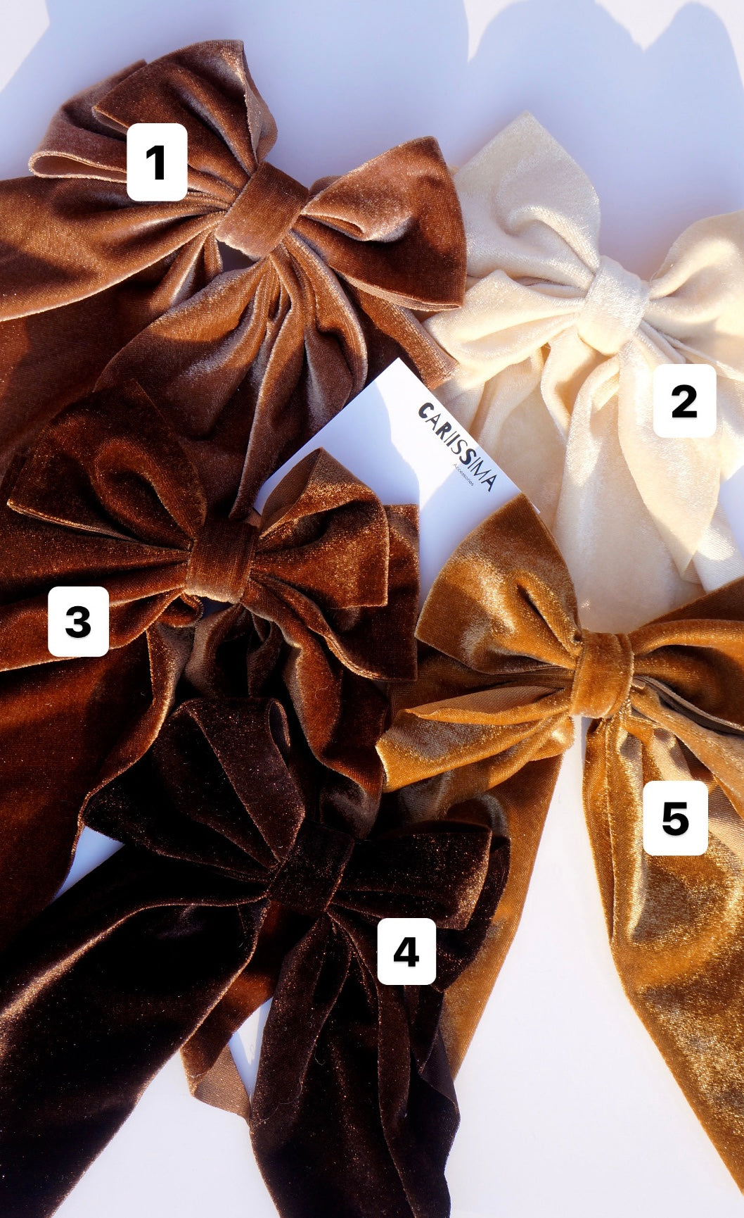 Nude Velvet Bows