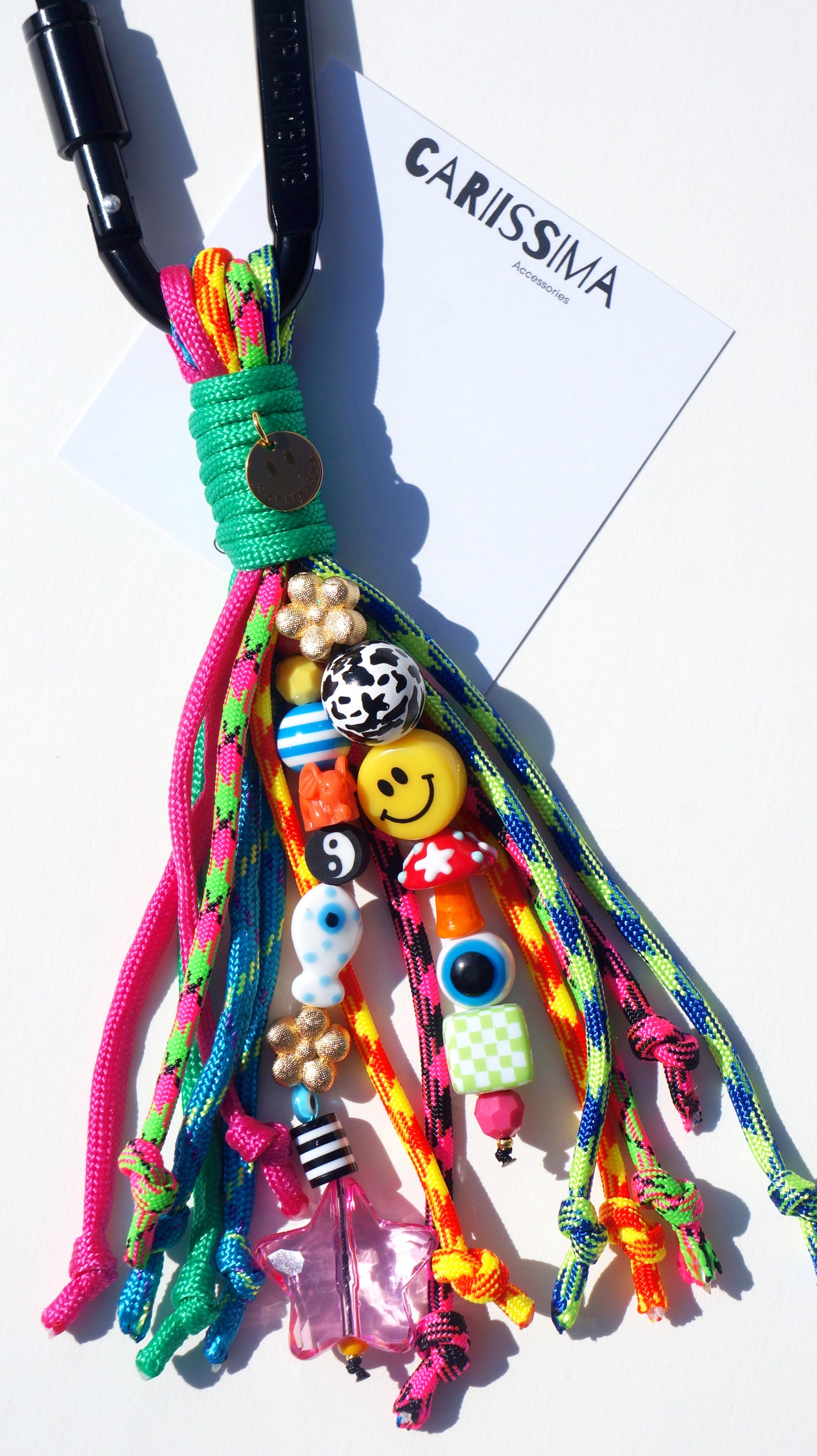 Black Funky Bag Charm