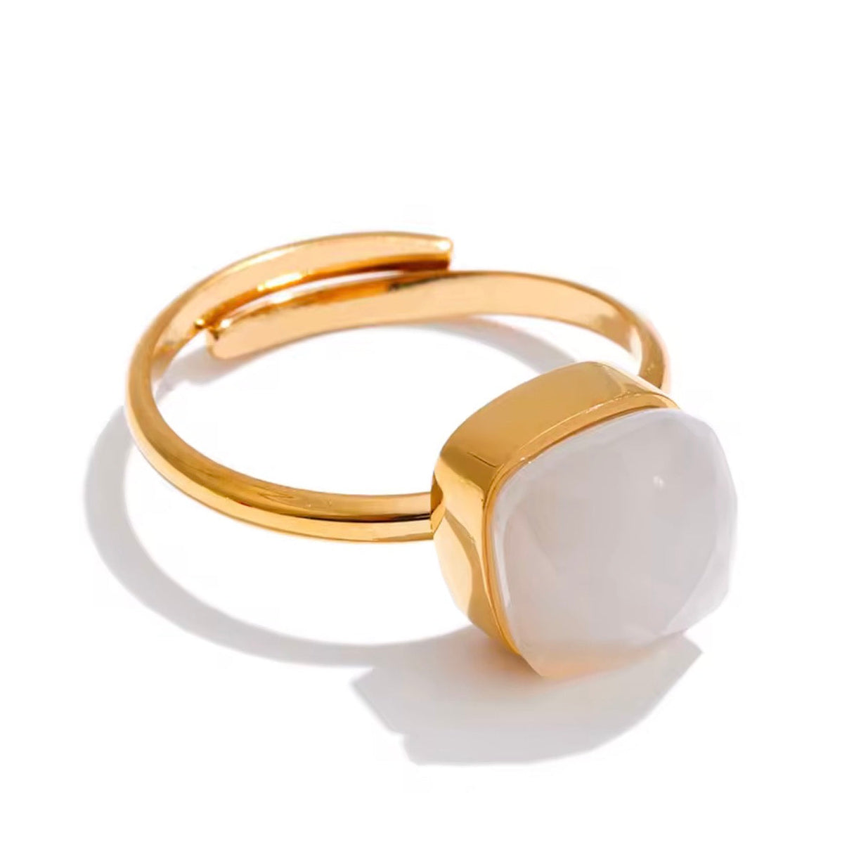 Gold Crystal Ring