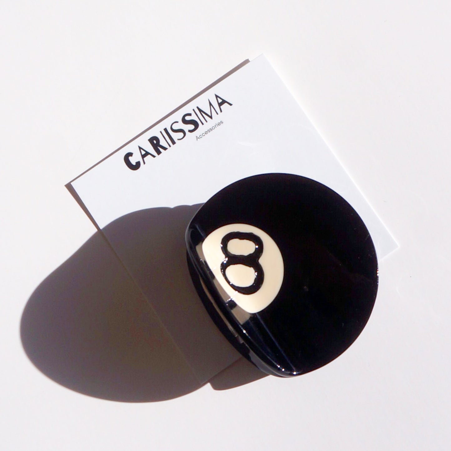 8 Ball Hair Clip