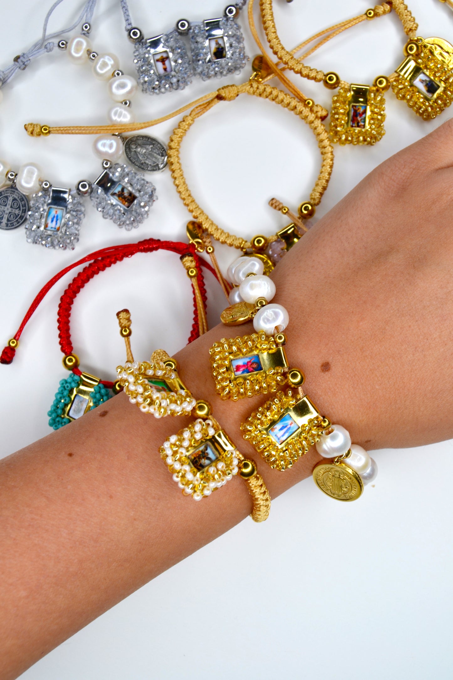 Escapulario con Perlitas