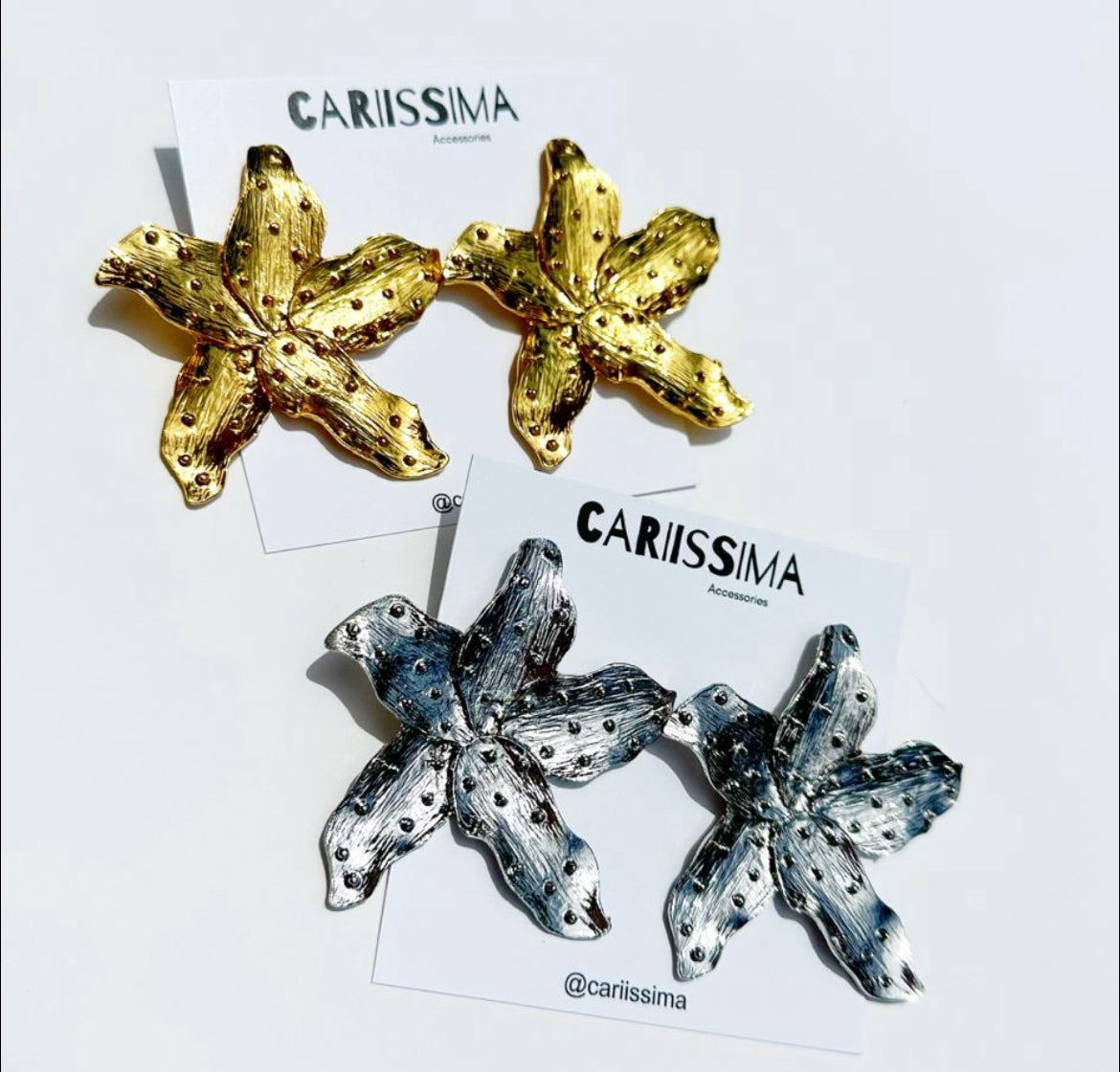 Flower Statement Earrings