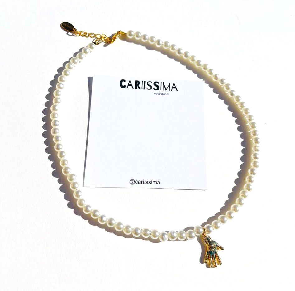 Pearl Charm Necklace