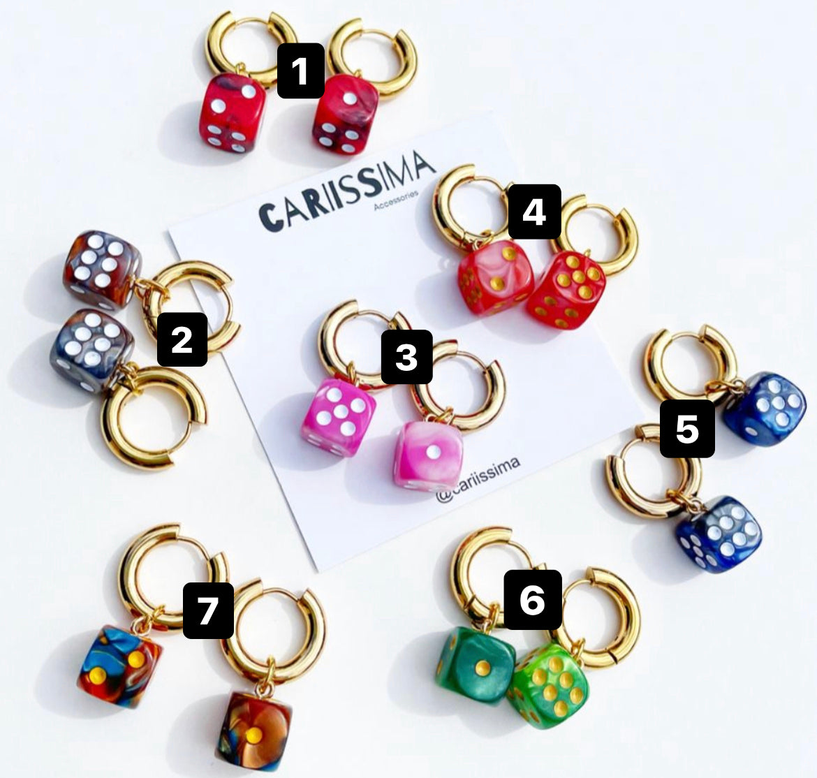 Dice Earrings