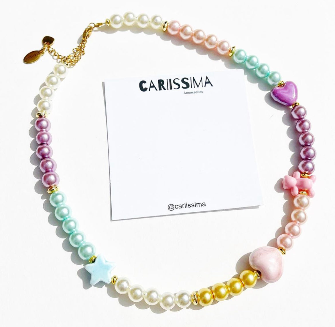 Pastel Pearl Necklace