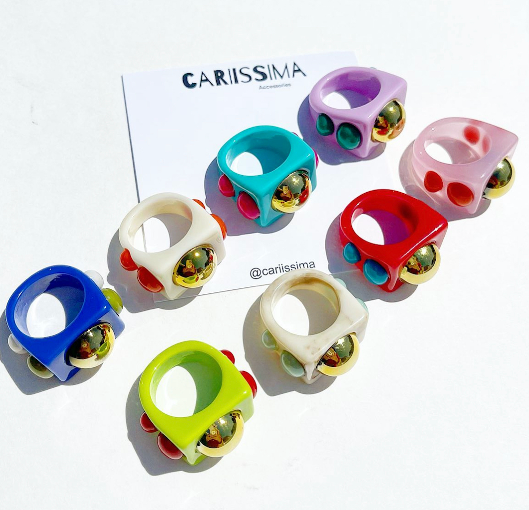 Colorful Acrylic Rings