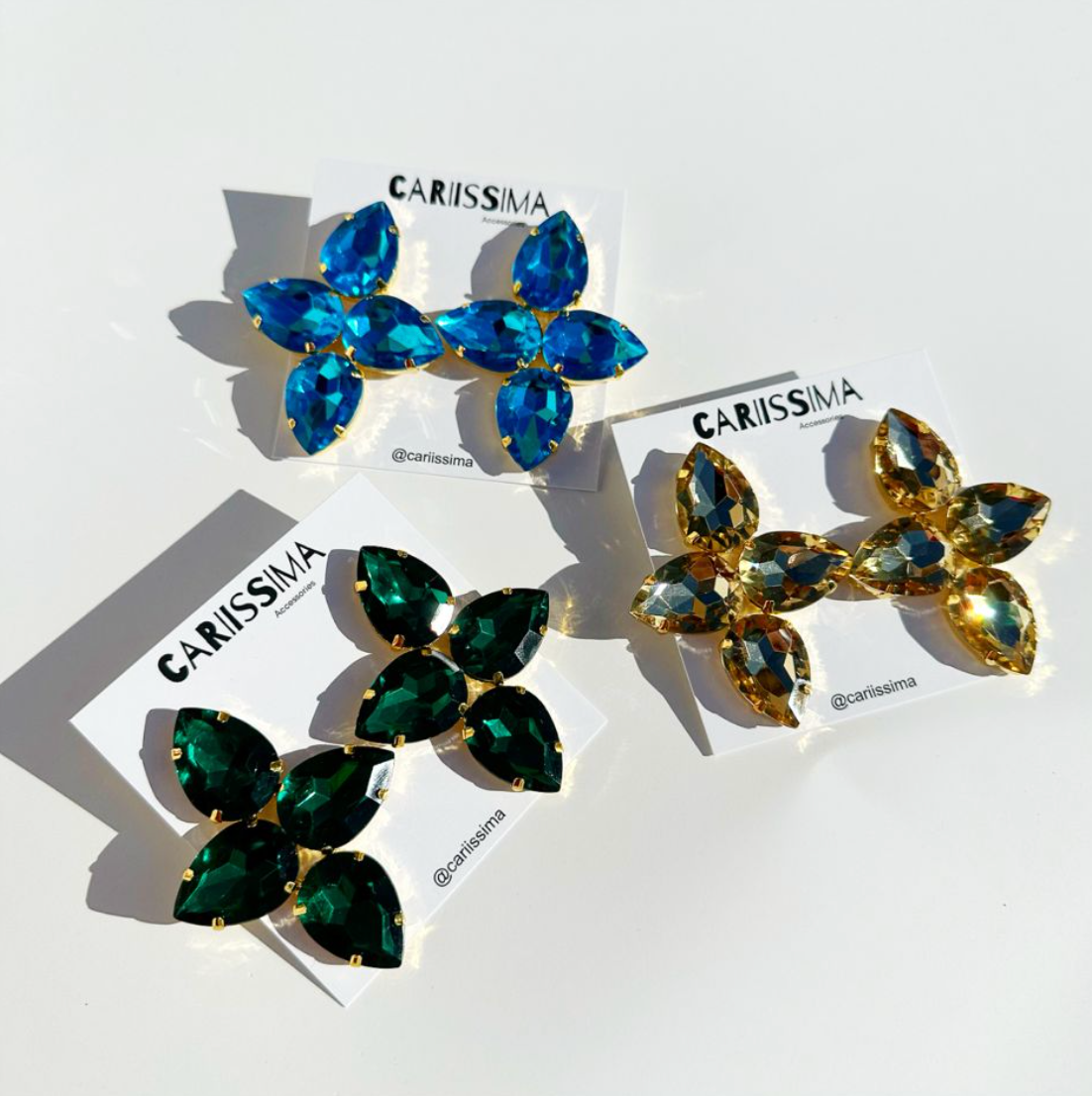 Rhinestone Statement Earrings