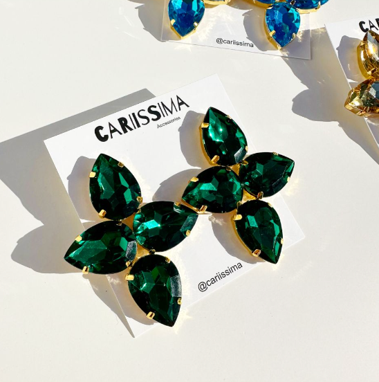 Rhinestone Statement Earrings