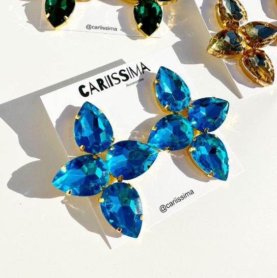 Rhinestone Statement Earrings