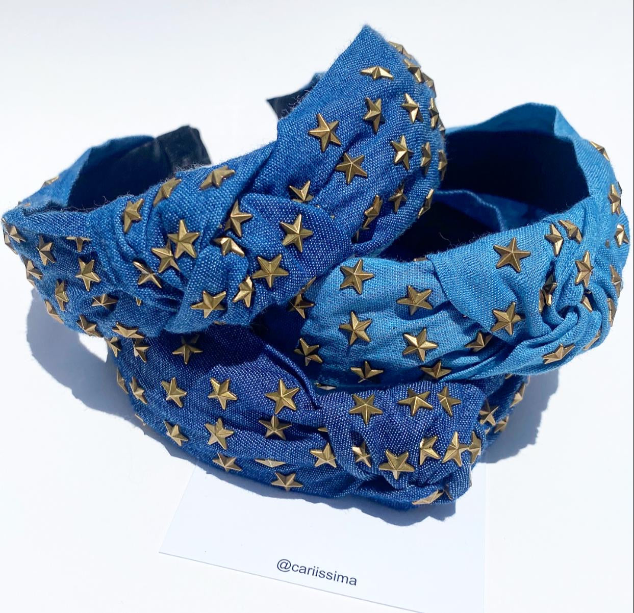 Denim Star Headbands