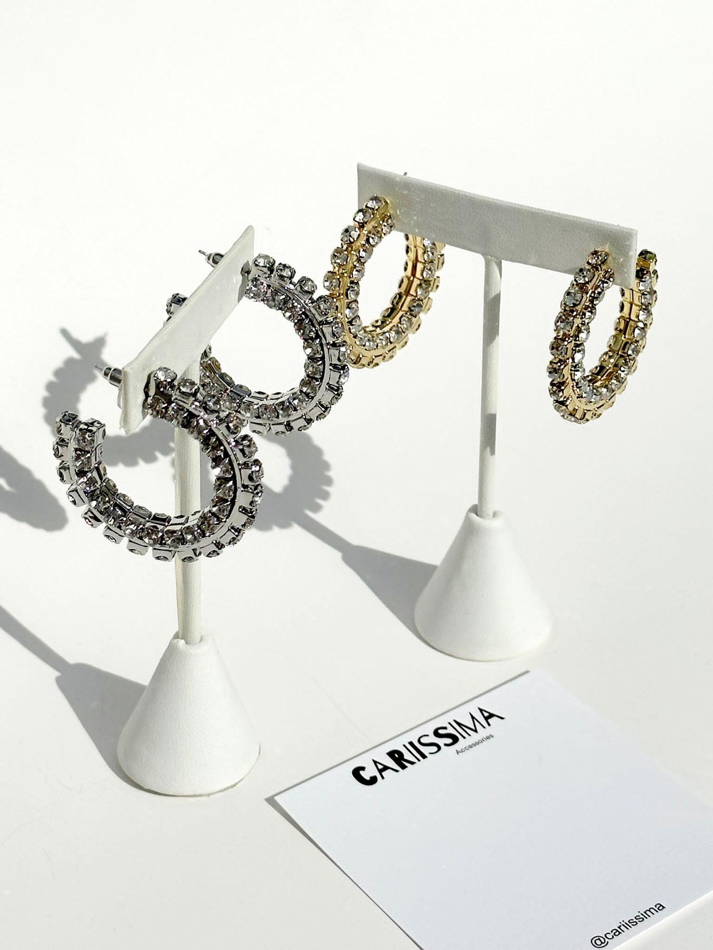 Rhinestone Hoops