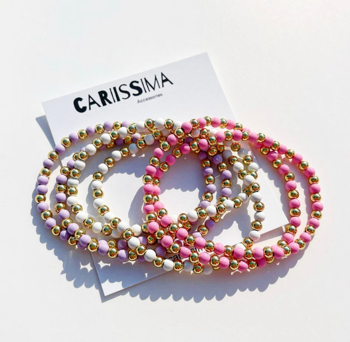 Beaded Pastel Bracelets