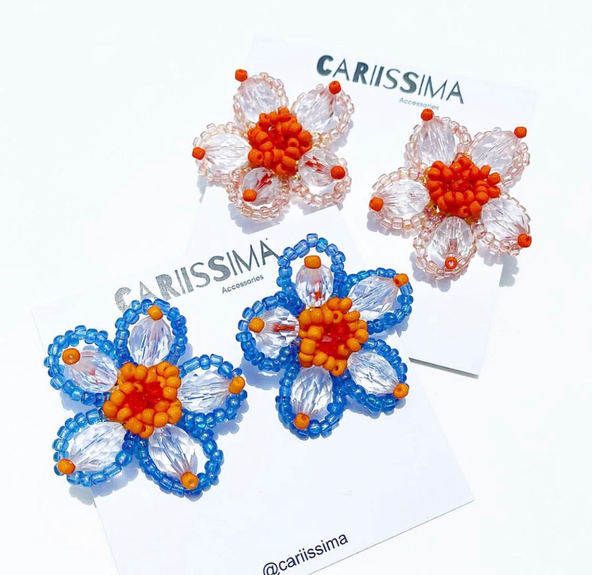 Flower Statement Earrings