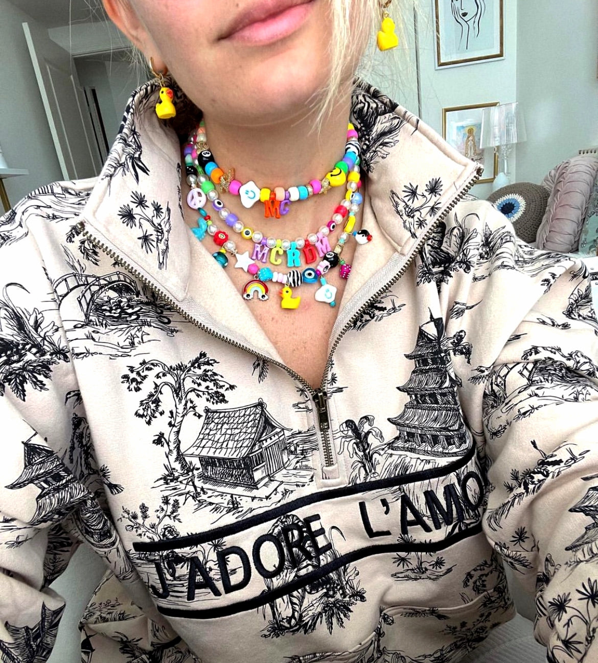 Charm Necklace Choker