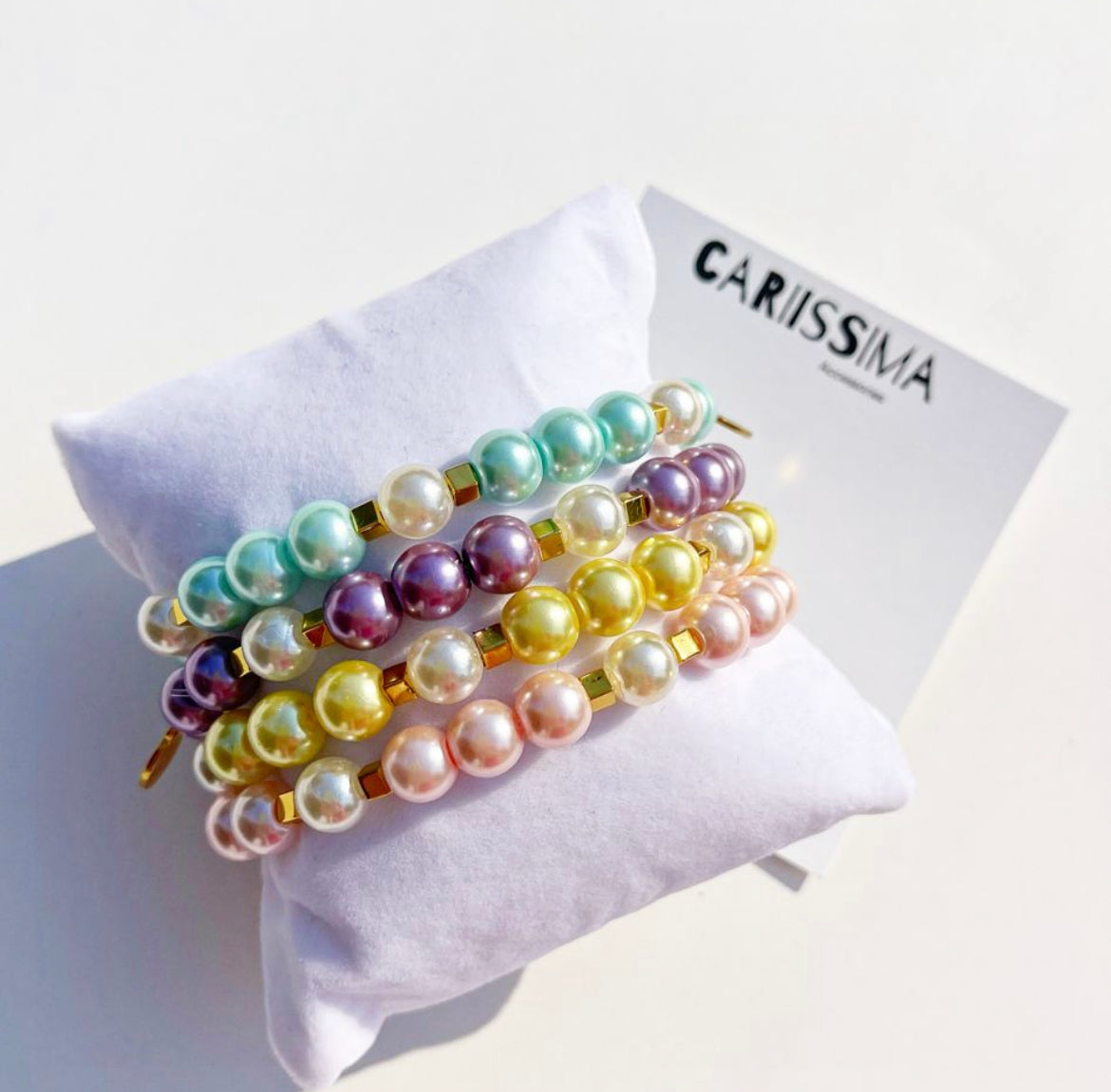 Pastel Pearl Bracelets