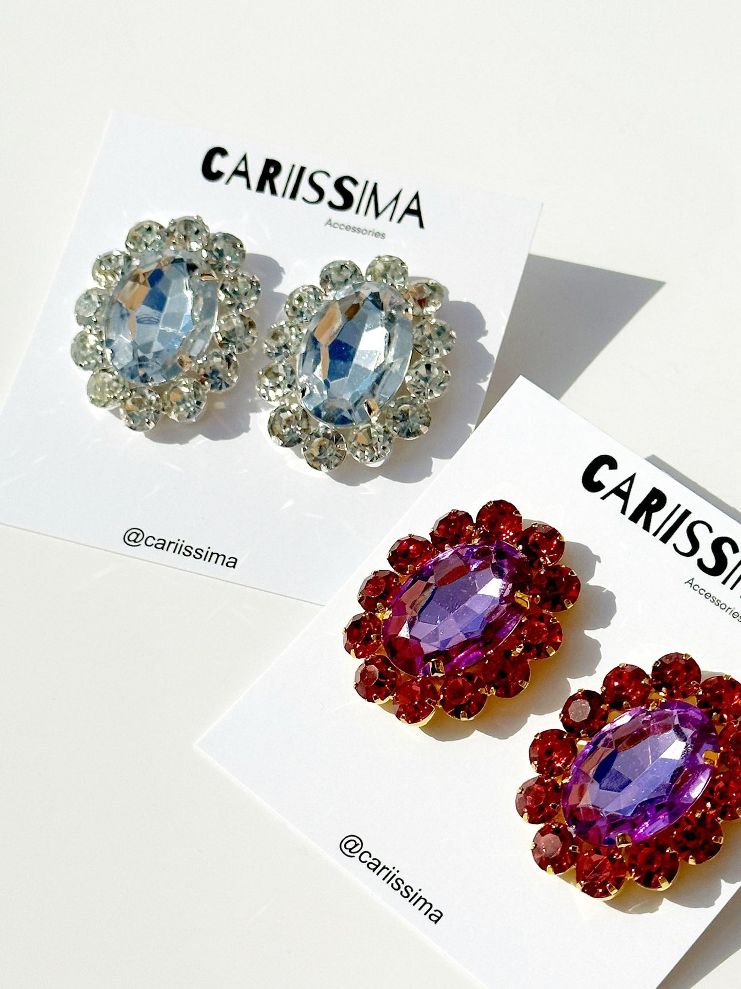 Rhinestone Statement Earrings