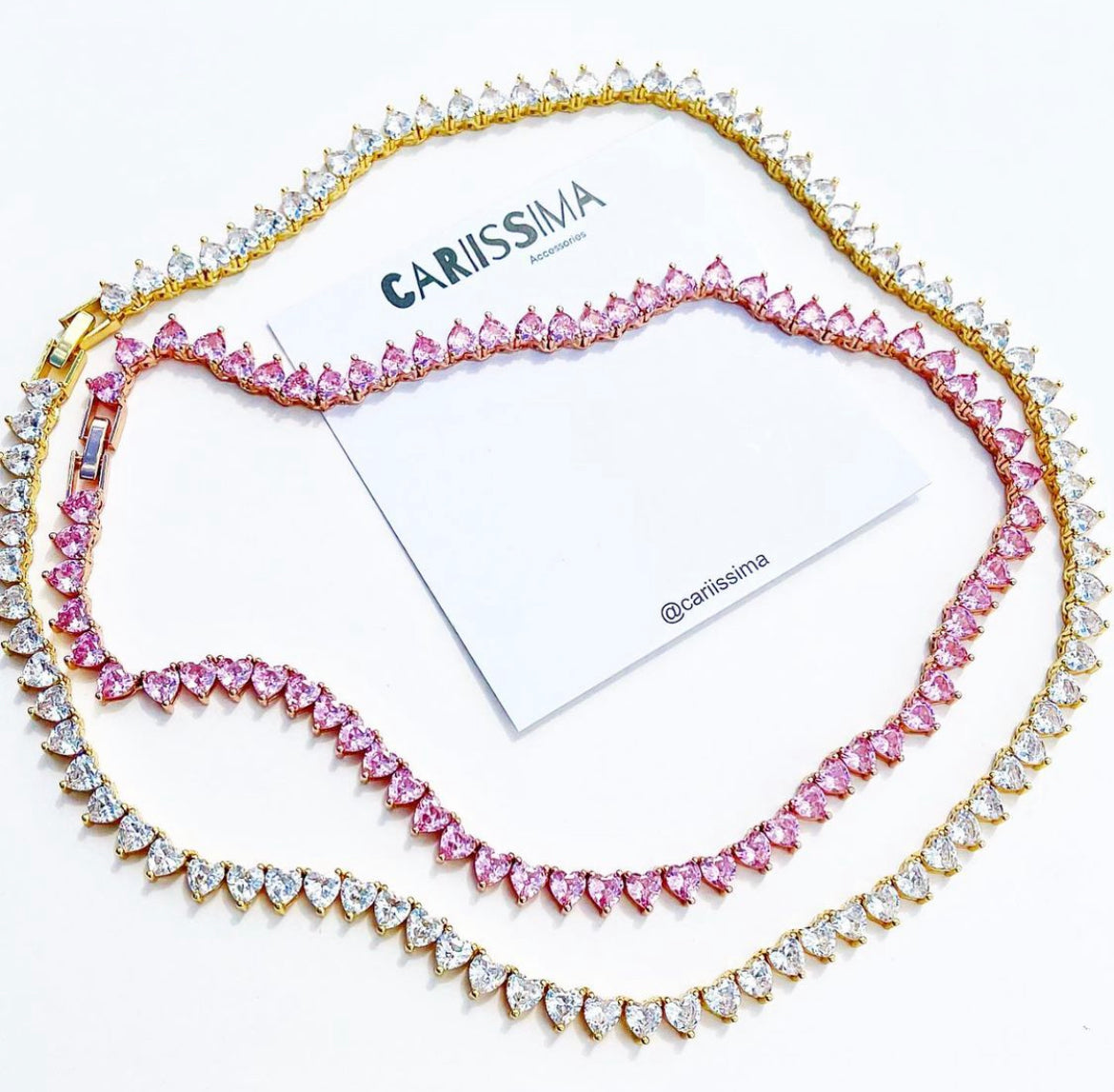 Heart Rhinestone Necklace