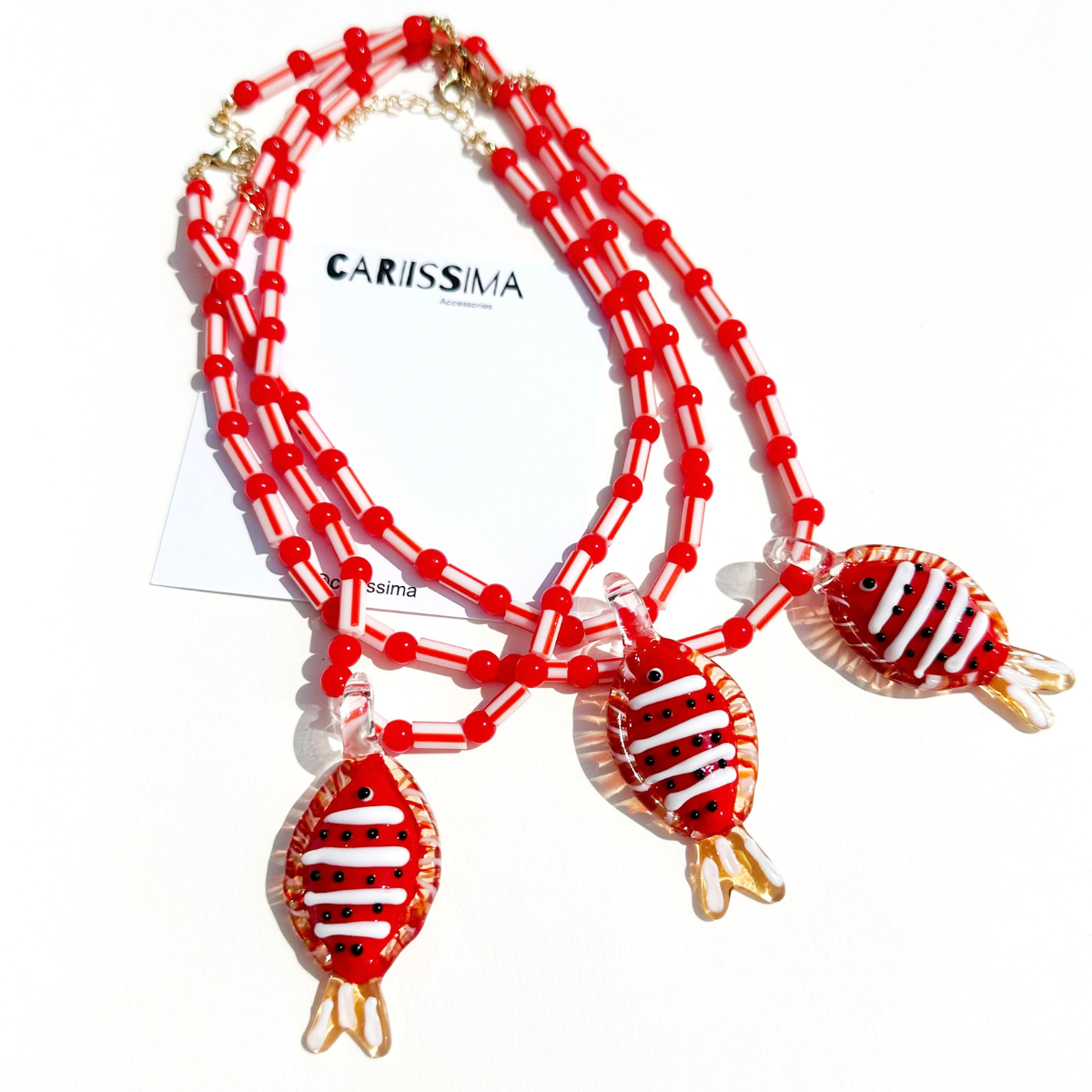Red Fish Necklace