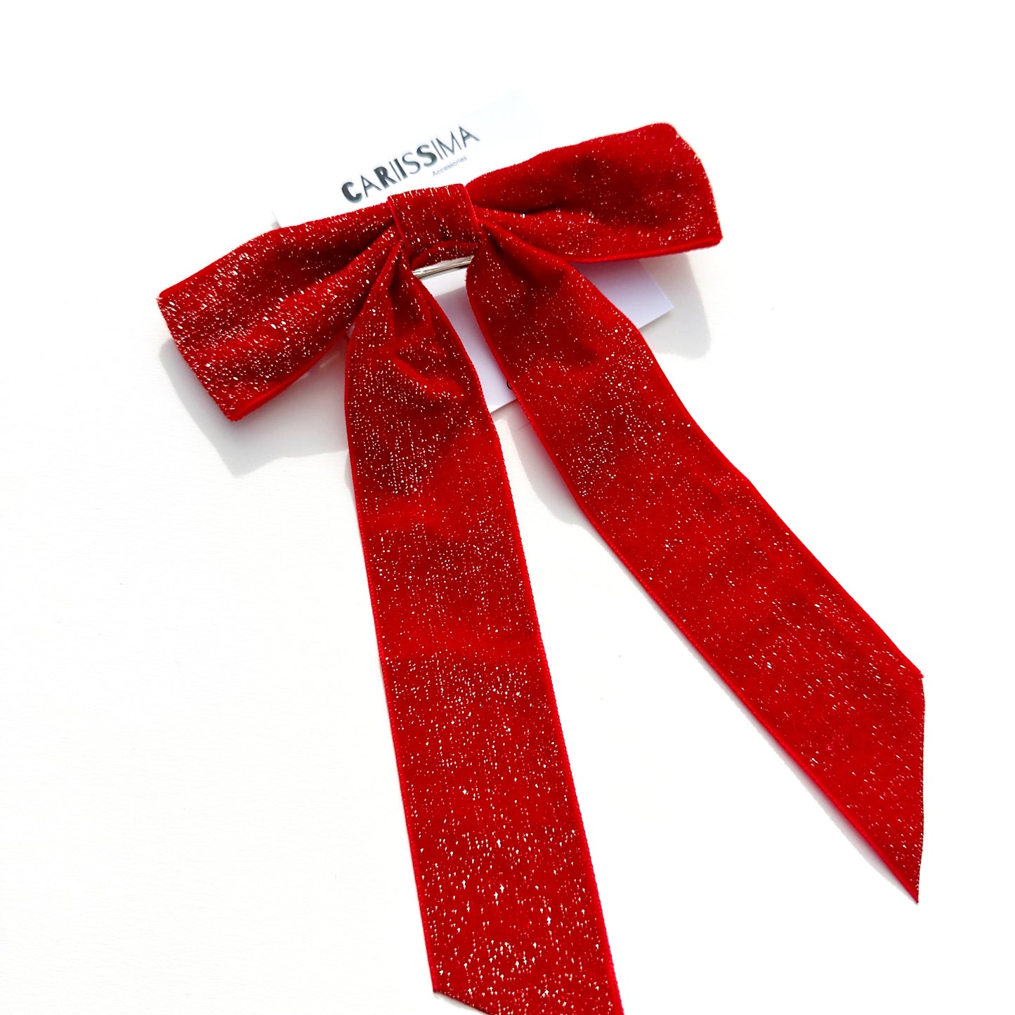 Sparkly Red Bow