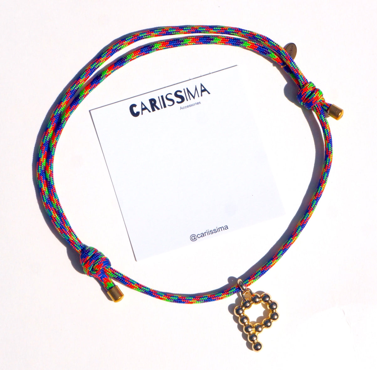 Initial Multicolor Necklace