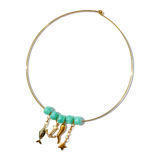 Beachy Choker - Teal