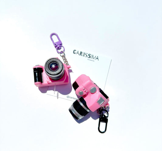 Pink Camera Charm