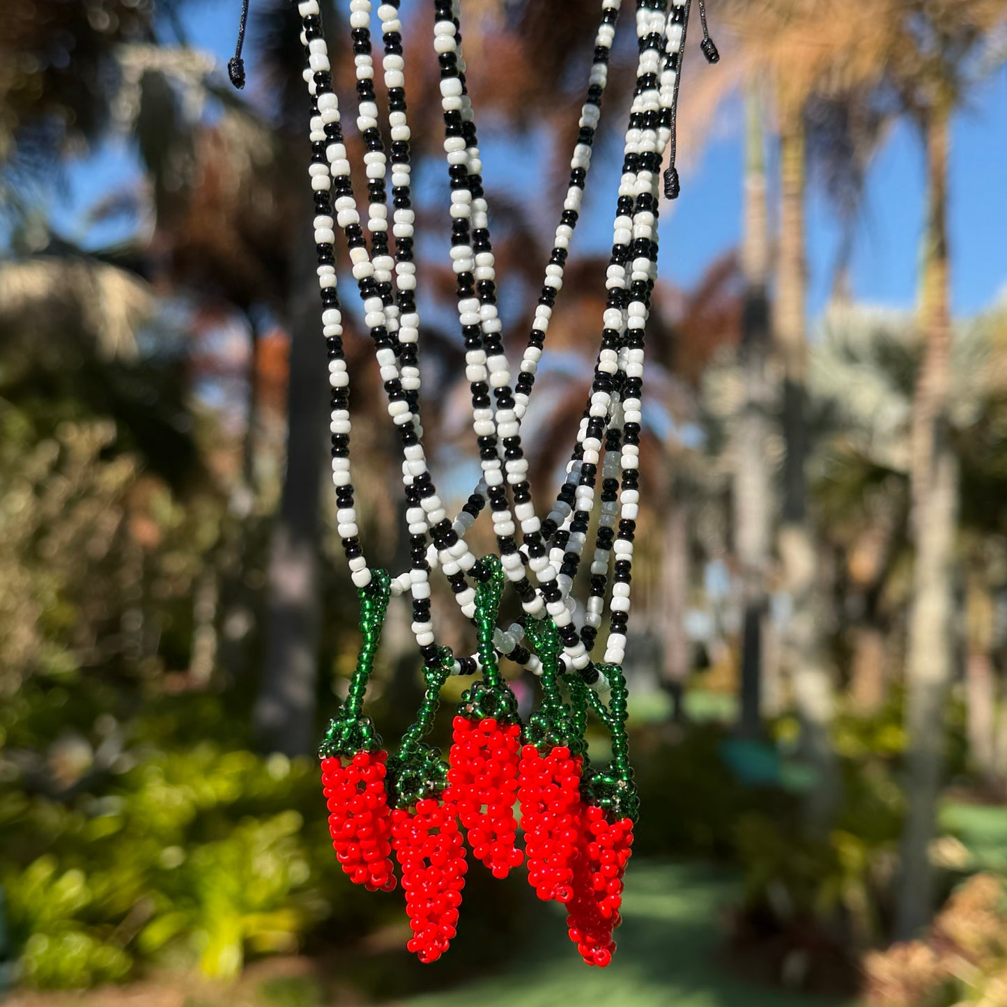 Beaded Necklace - Pepper