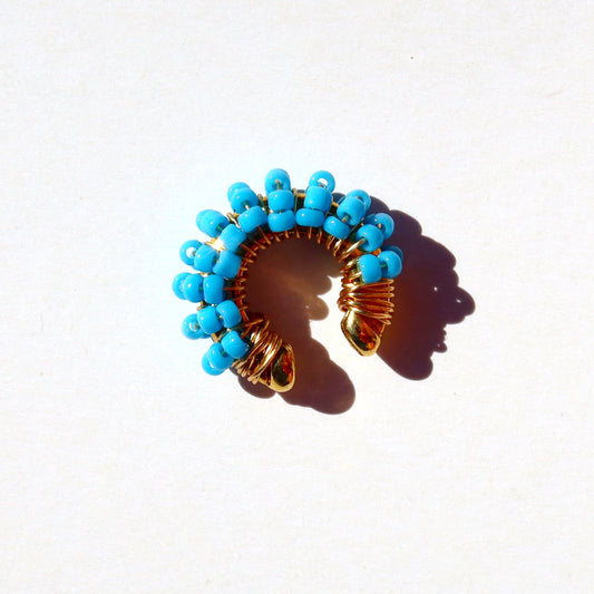 Blue Ear Cuff
