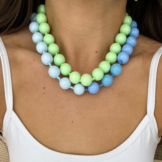 Beaded Necklace Mint