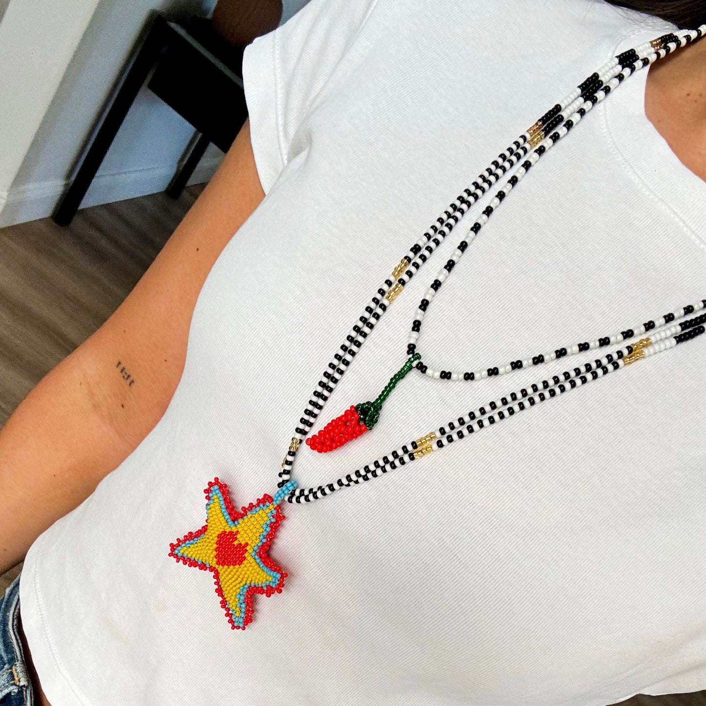 Star Beaded Necklace