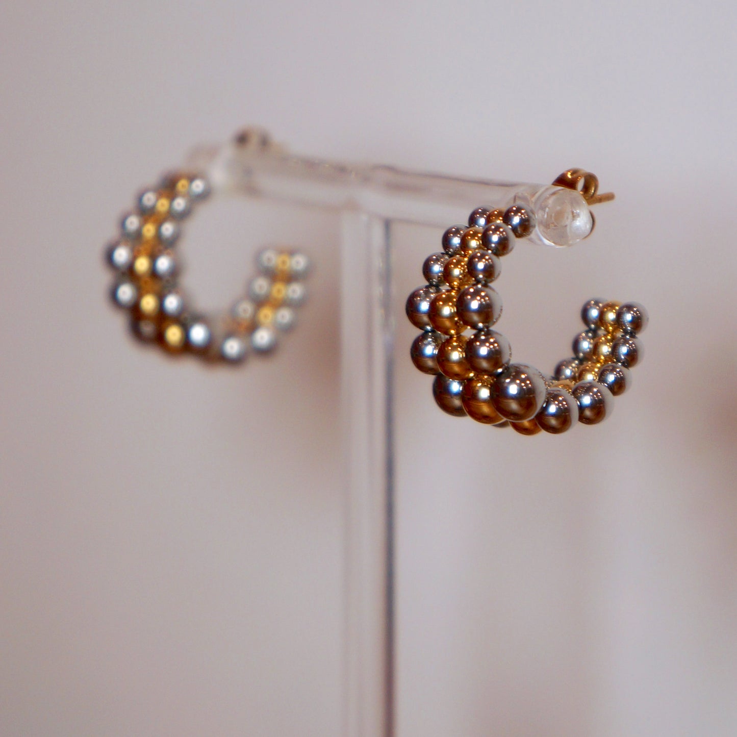 Silver & Gold Hoops