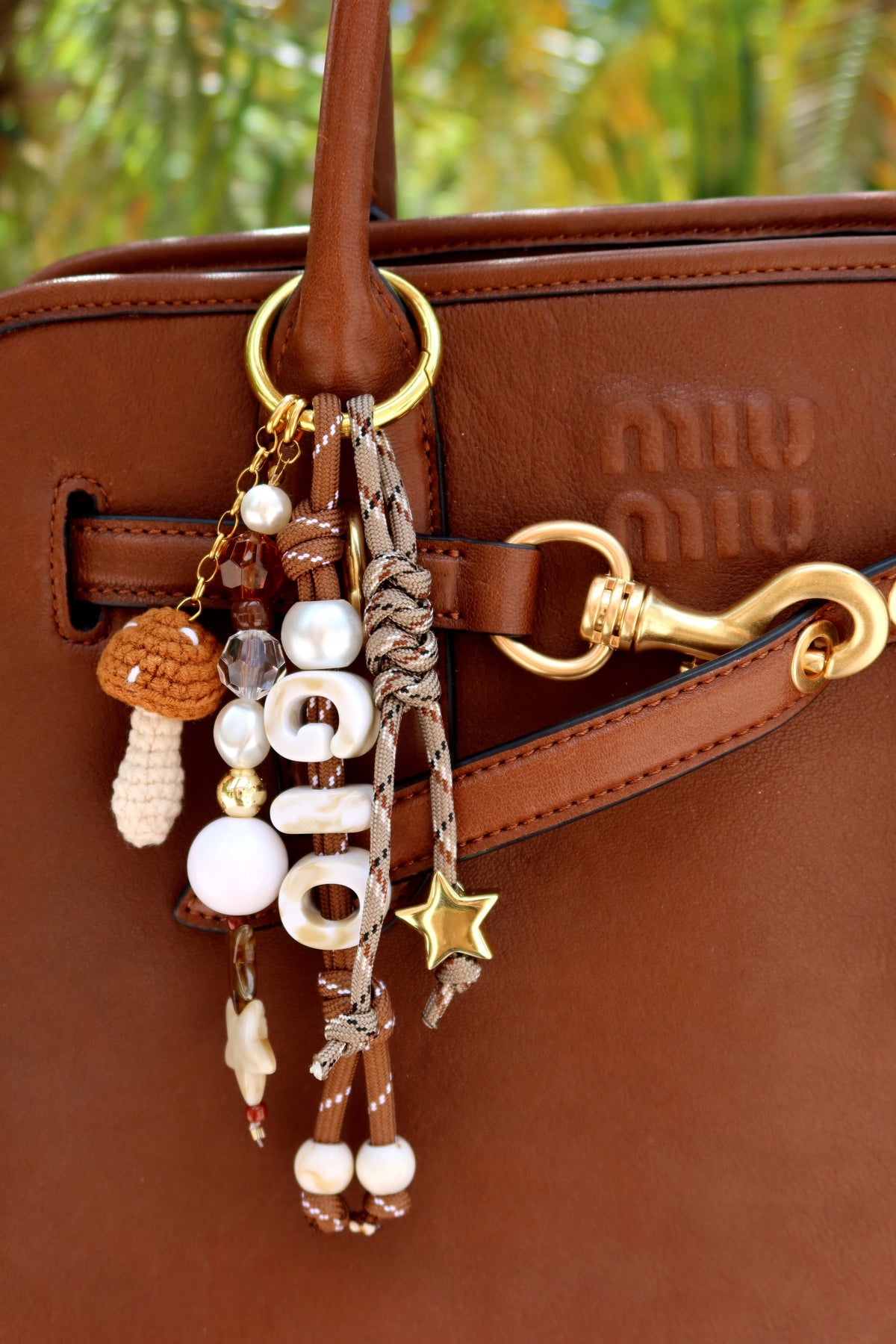 Neutral Bag Charm