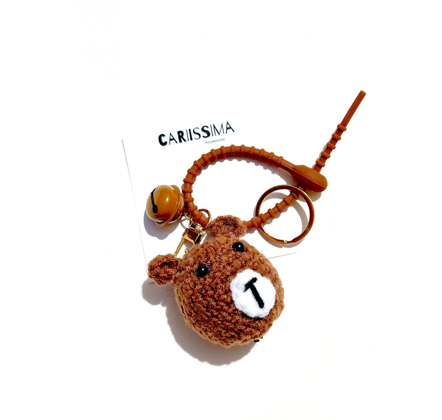 Brown Teddy Charm