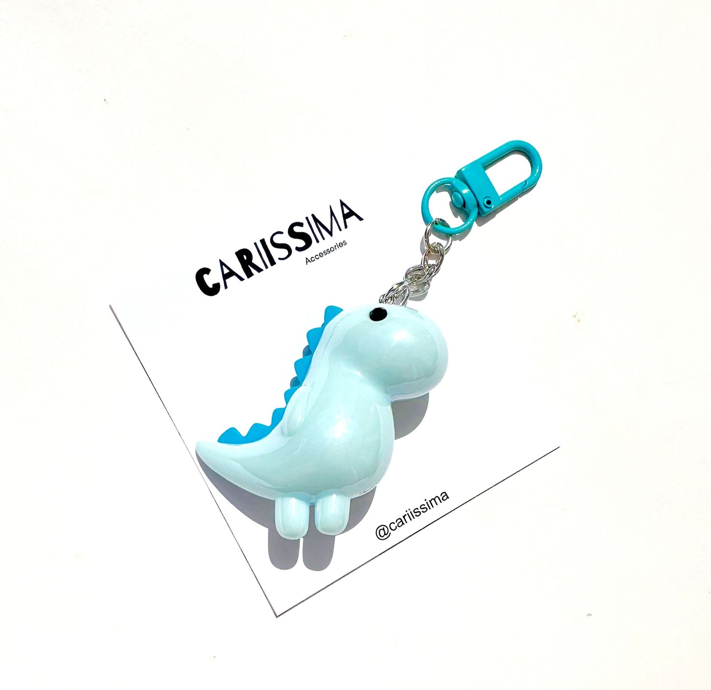 Blue Dino Charm