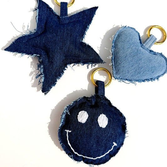 Denim Bag Charms