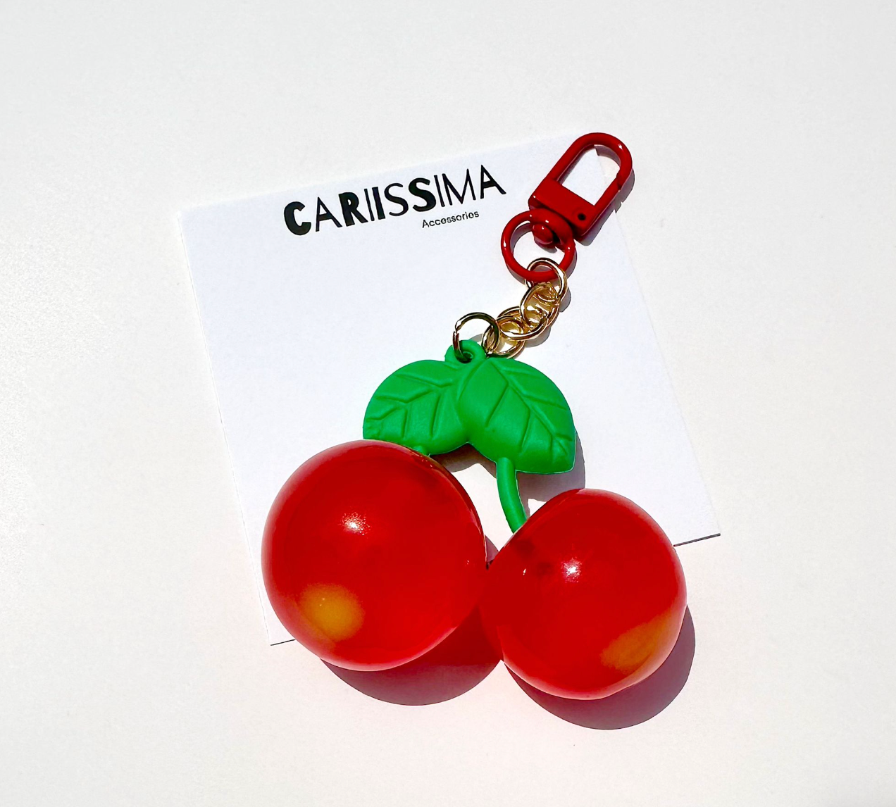 Rubber Cherry Charm