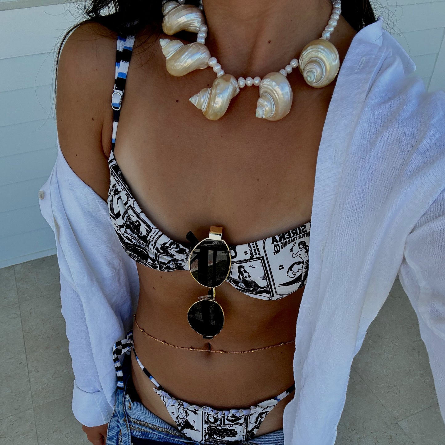 Seashell Statement Necklace