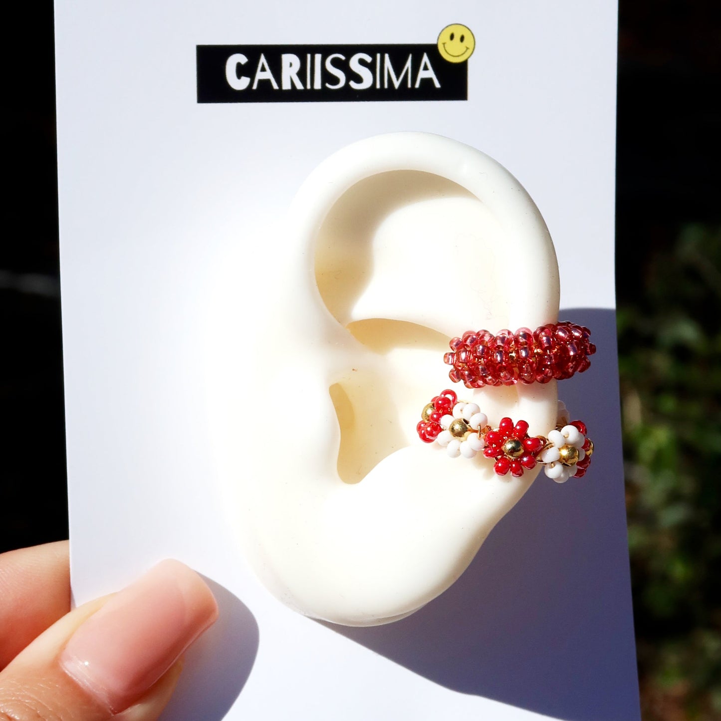 Magenta Ear Cuff
