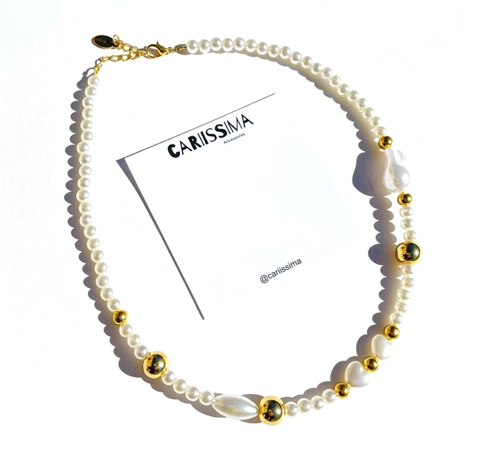 Pearl and Gold Necklace