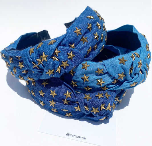 Denim Star Headbands