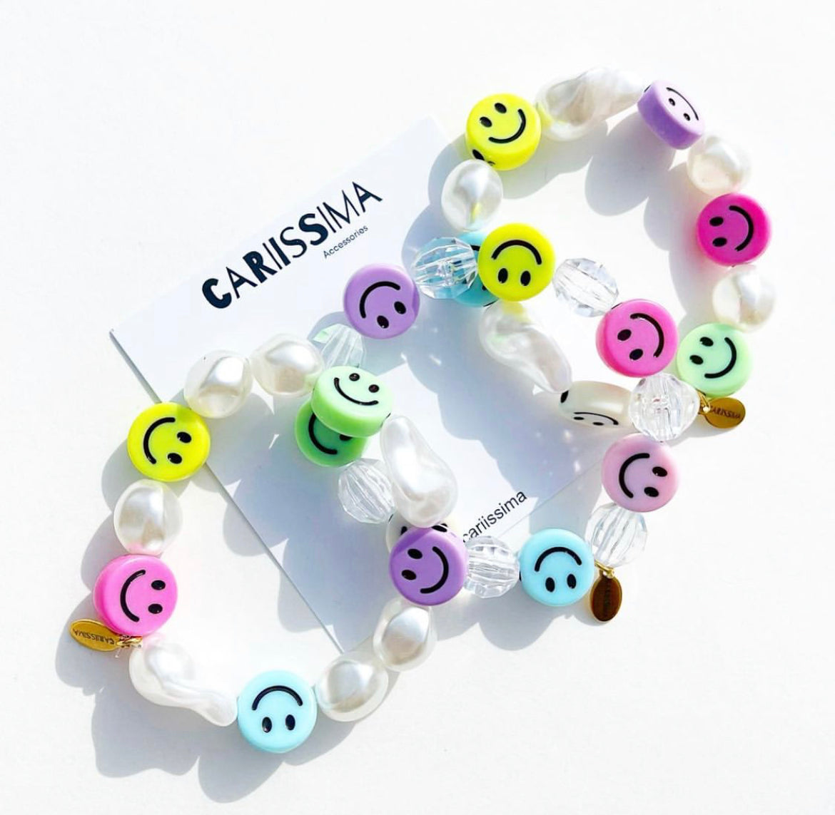 Pastel Smiley Bracelets
